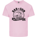 Dad & Son Best Friends Father's Day Mens Cotton T-Shirt Tee Top Light Pink