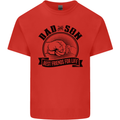 Dad & Son Best Friends Father's Day Mens Cotton T-Shirt Tee Top Red