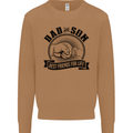 Dad & Son Best Friends Father's Day Mens Sweatshirt Jumper Caramel Latte