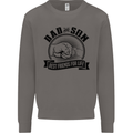Dad & Son Best Friends Father's Day Mens Sweatshirt Jumper Charcoal