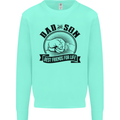 Dad & Son Best Friends Father's Day Mens Sweatshirt Jumper Peppermint