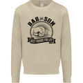 Dad & Son Best Friends Father's Day Mens Sweatshirt Jumper Sand