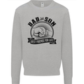 Dad & Son Best Friends Father's Day Mens Sweatshirt Jumper Sports Grey