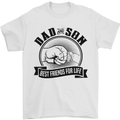 Dad & Son Best Friends Father's Day Mens T-Shirt Cotton Gildan White