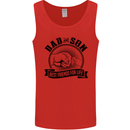 Dad & Son Best Friends Father's Day Mens Vest Tank Top Red