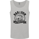 Dad & Son Best Friends Father's Day Mens Vest Tank Top Sports Grey