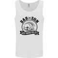 Dad & Son Best Friends Father's Day Mens Vest Tank Top White