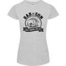 Dad & Son Best Friends Father's Day Womens Petite Cut T-Shirt Sports Grey