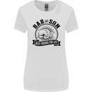 Dad & Son Best Friends Father's Day Womens Wider Cut T-Shirt White