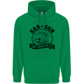 Dad & Son Best Friends For Life Childrens Kids Hoodie Irish Green