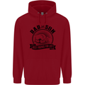 Dad & Son Best Friends For Life Childrens Kids Hoodie Red