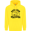 Dad & Son Best Friends For Life Childrens Kids Hoodie Yellow