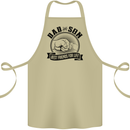 Dad & Son Best Friends For Life Cotton Apron 100% Organic Khaki
