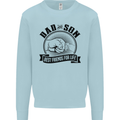 Dad & Son Best Friends For Life Kids Sweatshirt Jumper Light Blue
