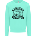 Dad & Son Best Friends For Life Kids Sweatshirt Jumper Peppermint