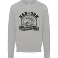 Dad & Son Best Friends For Life Kids Sweatshirt Jumper Sports Grey