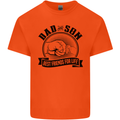 Dad & Son Best Friends For Life Kids T-Shirt Childrens Orange