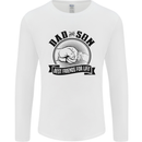 Dad & Son Best Friends For Life Mens Long Sleeve T-Shirt White