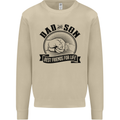 Dad & Son Best Friends For Life Mens Sweatshirt Jumper Sand