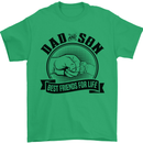 Dad & Son Best Friends For Life Mens T-Shirt Cotton Gildan Irish Green