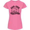 Dad & Son Best Friends For Life Womens Petite Cut T-Shirt Azalea