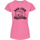 Dad & Son Best Friends For Life Womens Petite Cut T-Shirt Azalea