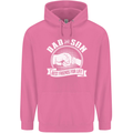 Dad & Son Best Friends for Life Childrens Kids Hoodie Azalea