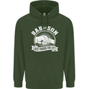 Dad & Son Best Friends for Life Childrens Kids Hoodie Forest Green