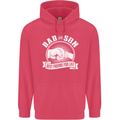 Dad & Son Best Friends for Life Childrens Kids Hoodie Heliconia