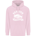Dad & Son Best Friends for Life Childrens Kids Hoodie Light Pink