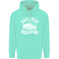 Dad & Son Best Friends for Life Childrens Kids Hoodie Peppermint