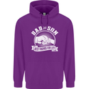 Dad & Son Best Friends for Life Childrens Kids Hoodie Purple