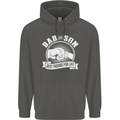 Dad & Son Best Friends for Life Childrens Kids Hoodie Storm Grey