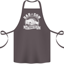 Dad & Son Best Friends for Life Cotton Apron 100% Organic Dark Grey