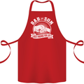 Dad & Son Best Friends for Life Cotton Apron 100% Organic Red