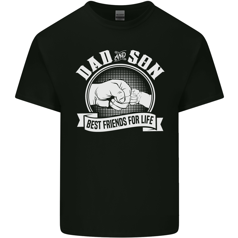 Dad & Son Best Friends for Life Kids T-Shirt Childrens Black