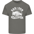 Dad & Son Best Friends for Life Kids T-Shirt Childrens Charcoal