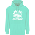 Dad & Son Best Friends for Life Mens 80% Cotton Hoodie Peppermint