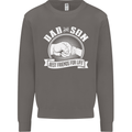 Dad & Son Best Friends for Life Mens Sweatshirt Jumper Charcoal