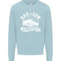 Dad & Son Best Friends for Life Mens Sweatshirt Jumper Light Blue