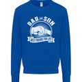 Dad & Son Best Friends for Life Mens Sweatshirt Jumper Royal Blue