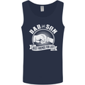 Dad & Son Best Friends for Life Mens Vest Tank Top Navy Blue