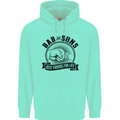 Dad & Sons Best Friends Father's Day Childrens Kids Hoodie Peppermint
