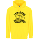 Dad & Sons Best Friends Father's Day Childrens Kids Hoodie Yellow