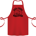 Dad & Sons Best Friends Father's Day Cotton Apron 100% Organic Red