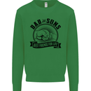 Dad & Sons Best Friends Father's Day Kids Sweatshirt Jumper Irish Green