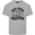 Dad & Sons Best Friends Father's Day Kids T-Shirt Childrens Sports Grey