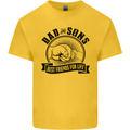Dad & Sons Best Friends Father's Day Kids T-Shirt Childrens Yellow