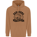 Dad & Sons Best Friends Father's Day Mens 80% Cotton Hoodie Caramel Latte