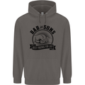 Dad & Sons Best Friends Father's Day Mens 80% Cotton Hoodie Charcoal